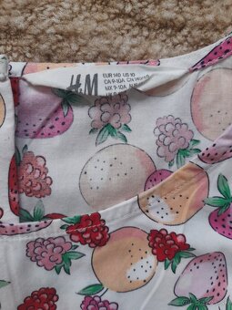 Krásne dievčenské šaty,  veľkosť 140 - 3