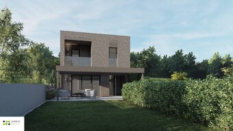 Stavebné pozemky s projektom moderného dvojdomu len 10 minút - 3