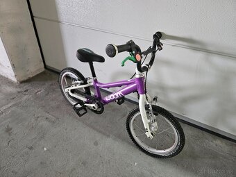 WOOM 2 fialový, 14 palcové kolesá v peknom stave - 3