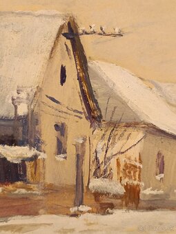 Obraz Josef D. Černý 1960, olej 47x65 - 3