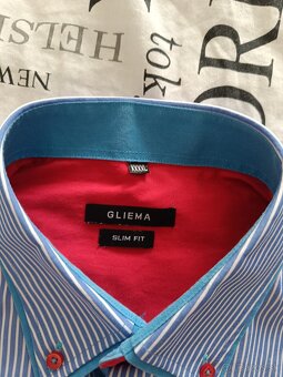 Pánska košeľa modrá - 3