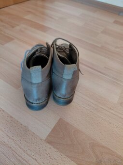 Členkove kožené čižmy hnedej farby S.Oliver - 3