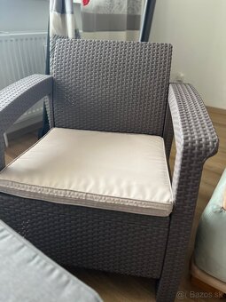 Zahradny/terasovy nabytok - Ratanove kresla, ulozny box - 3