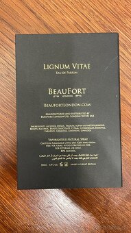 Beaufort London Lignum Vitae 50ml niche parfém - 3