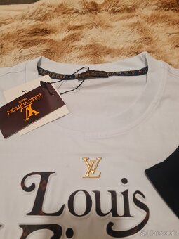 Louis vuitton tričko tmavé S - 3