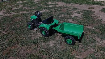 Detsky šlapaci traktor s vlečkou - 3
