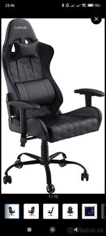 Herná stolička GXT708 RESTO CHAIR BLACK - 3