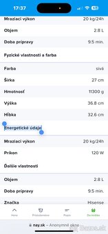 Výrobnik ladu Ice Maker Hinse IMC2000A - 3