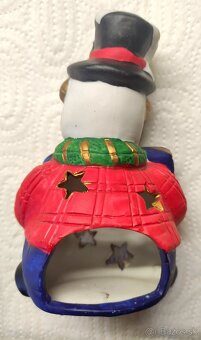 Vianočná dekorácia na sviečku a iné - 3