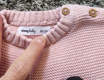 Dievčenský pletený pulóver, Panda - 3