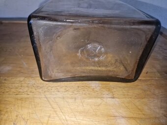 Baroková sklenená fľaša - 3