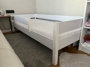 Postel biela 180x80 + 2x matrac - 3