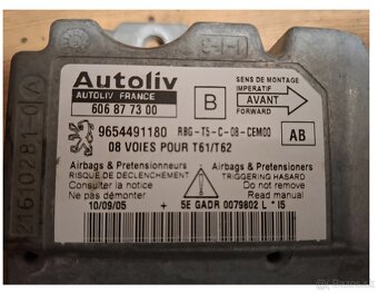 Riadiaca jednotka AIRBAG Peugeot 307 - 3