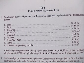 3 (2+1)izbovy byt 58m.štv+lodžia.osobne vl.pri AB-ečku v BJ. - 3