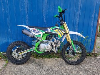 Pitbike 125cc XB27 poloautomat 14/12 e-start  zelená - 3