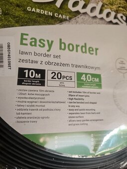 Plastový neviditeľný obrubník. - 3