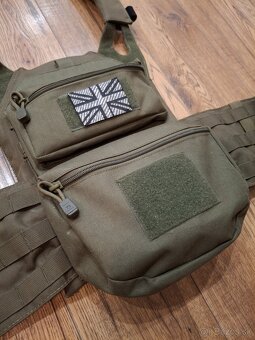 Vesta / Nosič plátov 8Fields zelená, plne vybavená - 3