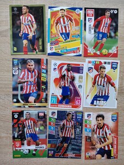 Atletico Madrid - futbalové kartičky - 3