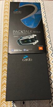 Predám 2x intercom na moto Cardo Packtalk Bold JBL - 3