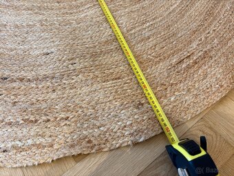 Kruhový jutovy koberec 150cm - 3