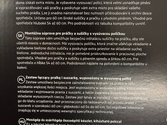 AEG pračka /sušička spojovaci kus - 3