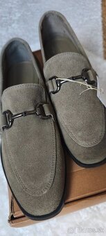 Nové dámske kožené mokasíny - 3