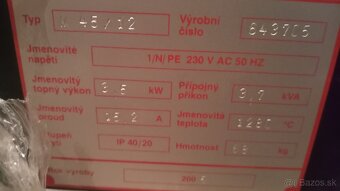 Keramická pec LAC M 45/12 230V - 3