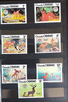 Poštové známky + album - 3