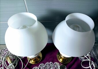 Retro sklenené lampy Kamenický Šenov - 3