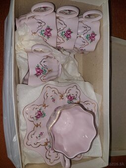 Predám ružový porcelán H&C - sada 5 kusov - 3