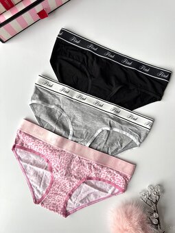 Victoria’s Secret pink nohavičky S - 3