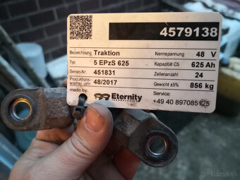Batérie článok 600 Ah trakčný olovený Akumulátor 48 V - 3