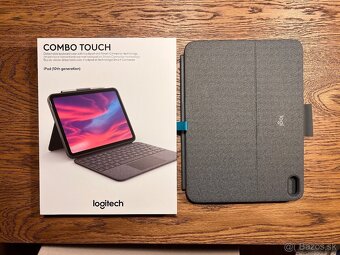 Logitech COMBO TOUCH pre iPad 10.gen., iPad A16 - šedá - US - 3