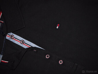 Tommy Hilfiger dámske tmavomodré/čierne polo šaty - 3