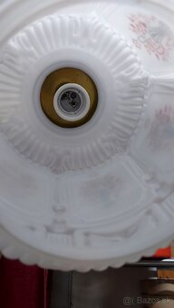 Mosadzná - sklená lampa - 3