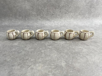 Art deco Fotbal set na likér 1930 - 3