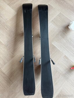 Detské lyže Salomon 80 cm + lyžiarky Head a Nordica - 3