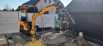 Zemné a výkopove práce, prenájom minibager+minidumper doprav - 3