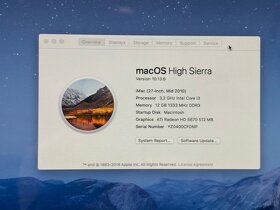 iMac 27" Mid2010 12GB RAM, SSD 250GB, TOP STAV - 3