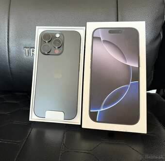 iphone 16 pro black titanium 128GB novy - 3