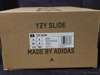 Yeezy Slide Dark Onyx 43 - 3