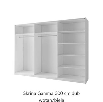 Skriňa šatníkov Gamma 300cm - 3