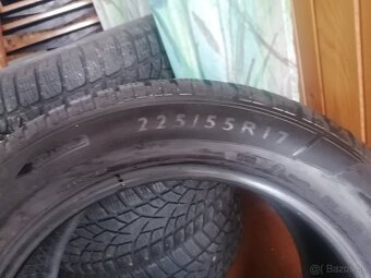 Predám zimné pneumatiky DUNLOP  SP winter sport 225/55 r17 - 3