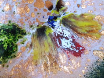 Miska s farebnou glazúrou - 3