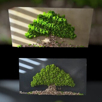 Machový obraz Strom. - 3