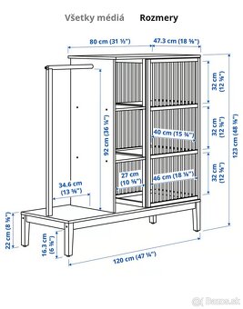 Otvorená skrinka s úložným priestorom - 3