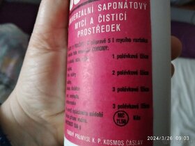 Retro saponat,retro drogeria, Czechoslovakia - 3
