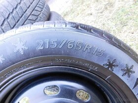 Disky na Ford,rozměrem 215/65/15,zimní pneu - 3