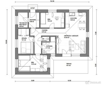 Bungalov na kľúč s pozemkom 235 000 € - 3