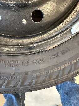 Zimná sada pneumatík 185/60/R15 + plechové disky - 3